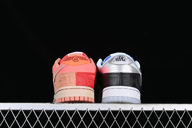 All Categories Nk SB Dunk Series Nk SB Dunk Low Low-top sneakers Clot x Dunk Low "What The" joint model Yuanyang color SB low-top casual sneakers FN0316-999